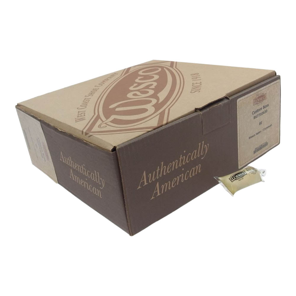 WESCO ウエスコ BK7710430 Custom Boss カスタム ボス エンジニア ブーツ ブラック系 8E【美品】【中古】