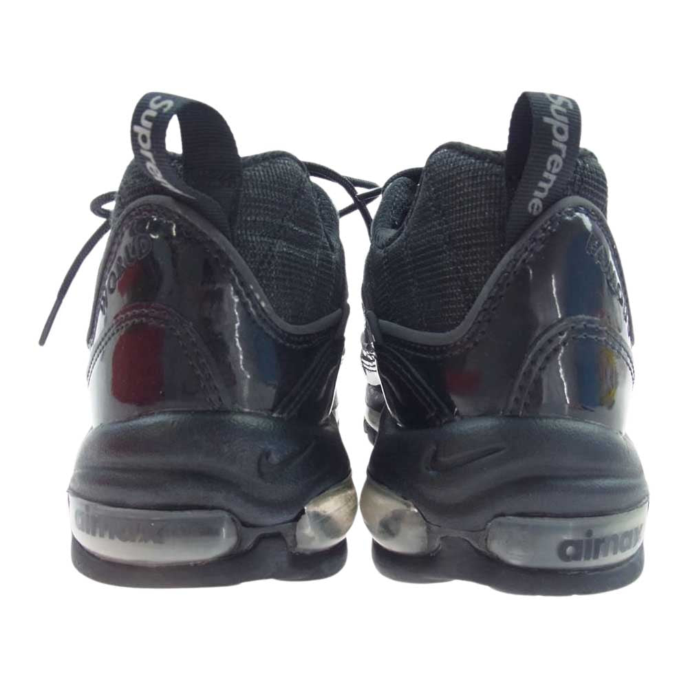 Supreme シュプリーム 16SS 844694-001 × Nike ナイキ Air Max 98 "Black" エアマックス ブラック スニーカー ブラック系 26cm【中古】