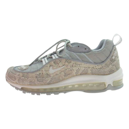 Supreme シュプリーム 16SS 844694-100 × Nike ナイキ Air Max 98 Snakeskin エアマックス スネークスキン スニーカー ベージュ系 26cm【中古】