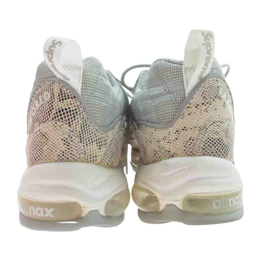 Supreme シュプリーム 16SS 844694-100 × Nike ナイキ Air Max 98 Snakeskin エアマックス スネークスキン スニーカー ベージュ系 26cm【中古】