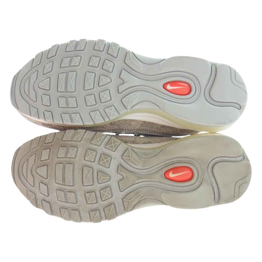 Supreme シュプリーム 16SS 844694-100 × Nike ナイキ Air Max 98 Snakeskin エアマックス スネークスキン スニーカー ベージュ系 26cm【中古】