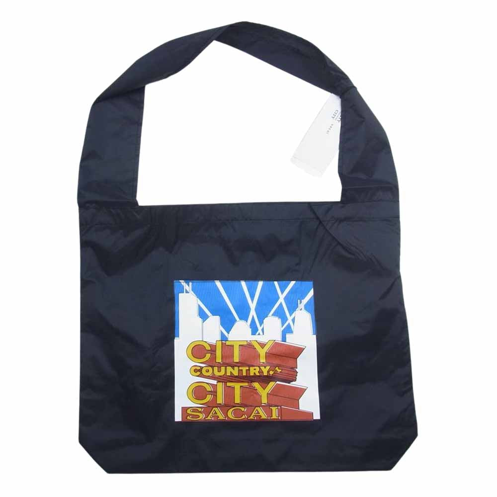 Sacai サカイ 23-0553S CITY COUNTRY CITY  ナイロン バッグ ブラック系 OS【中古】