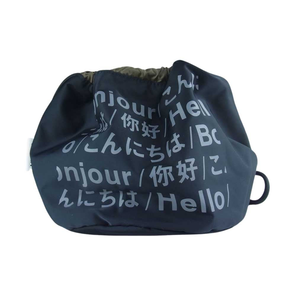 Sacai サカイ 23-0536S Hello sacai 限定 巾着 ポーチ バッグ ブラック系【中古】