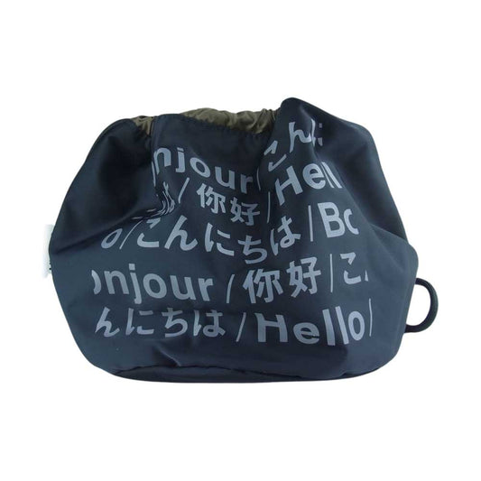 Sacai サカイ 23-0536S Hello sacai 限定 巾着 ポーチ バッグ ブラック系【中古】