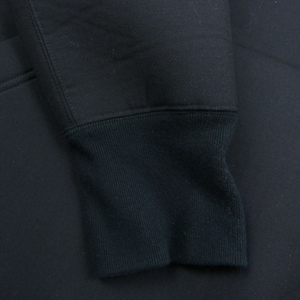 Sacai サカイ 23AW 23-06769 Suiting Bonding Hoodie スーチング ボンディング フーディー プルオーバー パーカー ブラック系 2【中古】