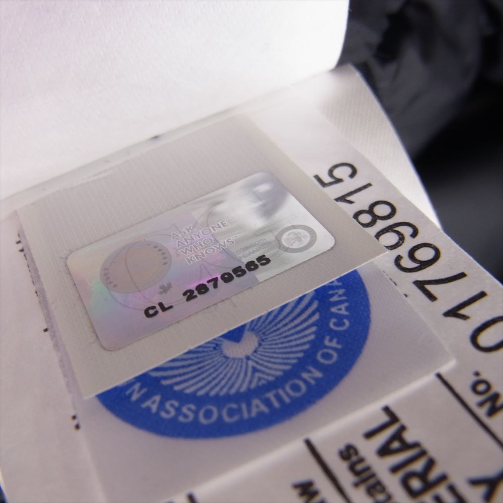 CANADA GOOSE カナダグース 3571JM サザビーリーグタグ 国内正規品 GLADBURY グラッドバリー ダウンジャケット  ブラック系 S【中古】