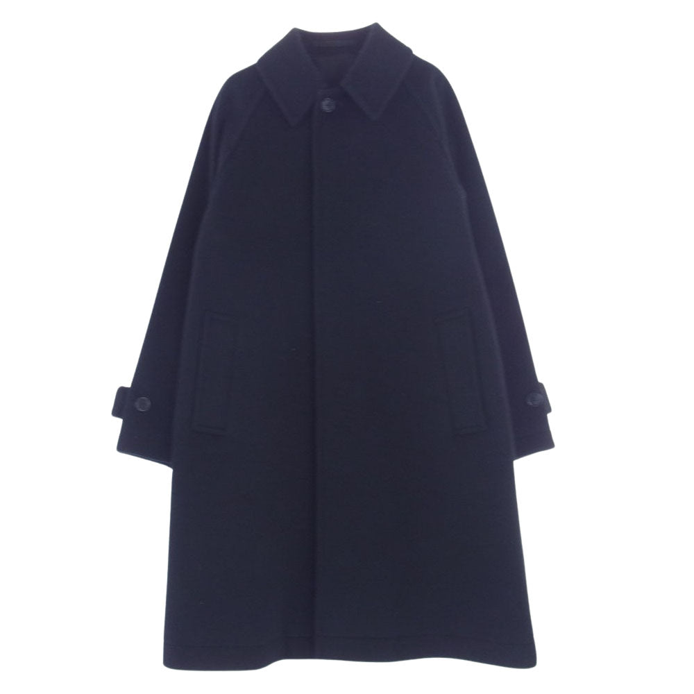 COMME des GARCONS コムデギャルソン 3T-C003 NOIR kei ninomiya ノワールケイニノミヤ ウール カシミヤ カシミア ステンカラーコート ブラック系 XS【中古】