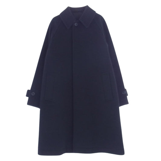 COMME des GARCONS コムデギャルソン 3T-C003 NOIR kei ninomiya ノワールケイニノミヤ ウール カシミヤ カシミア ステンカラーコート ブラック系 XS【中古】