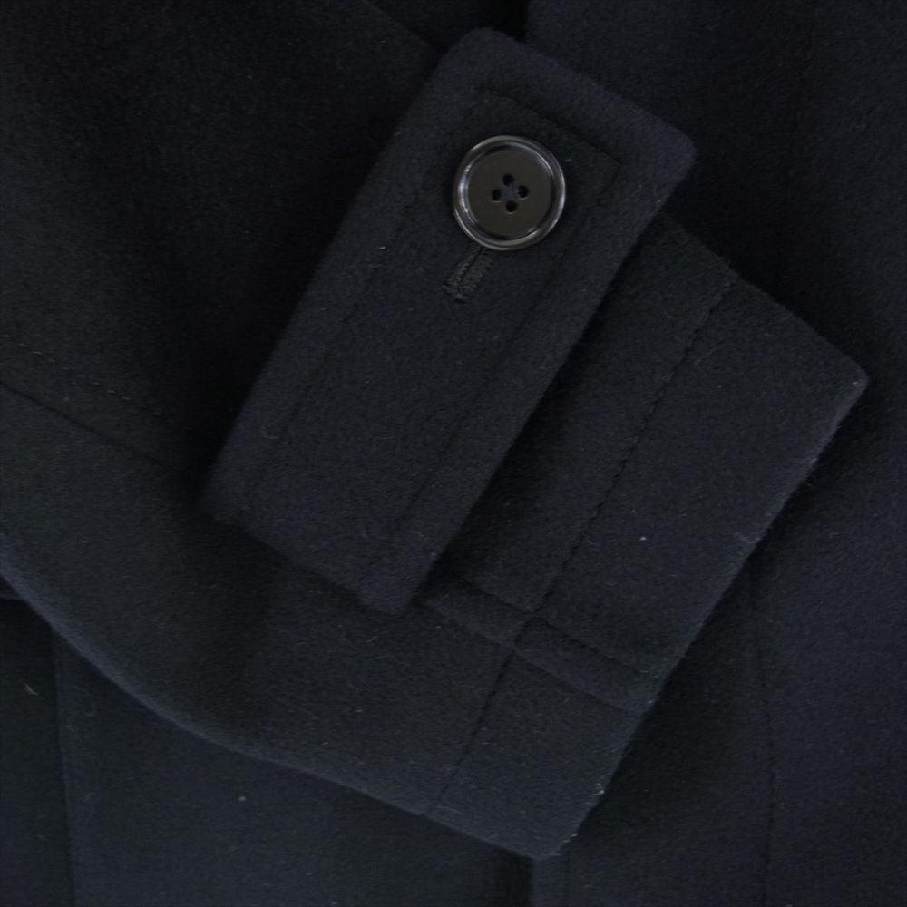 COMME des GARCONS コムデギャルソン 3T-C003 NOIR kei ninomiya ノワールケイニノミヤ ウール カシミヤ カシミア ステンカラーコート ブラック系 XS【中古】