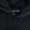 BALENCIAGA バレンシアガ 19AW 570811 TGV70 BB PARIS Hoodie ロゴ プリント フーディー パーカー ブラック系 XS【中古】