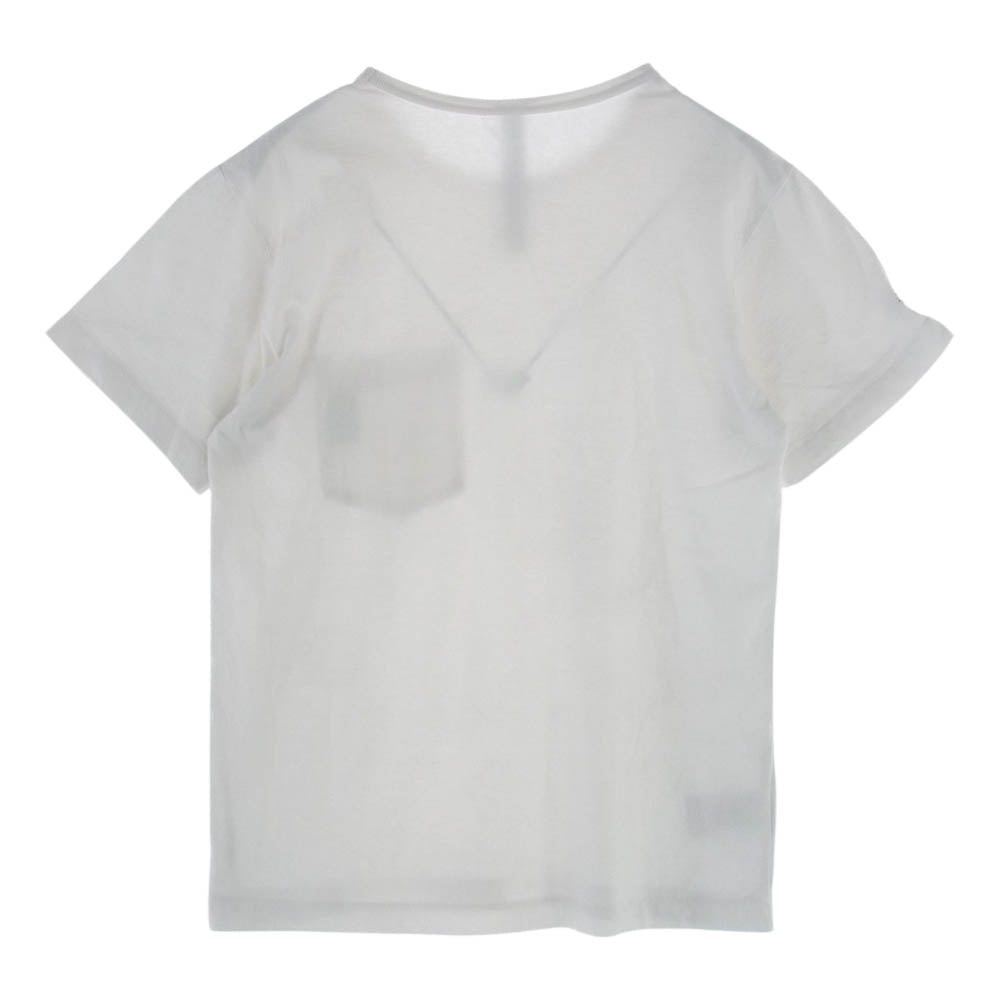 CHROME HEARTS クロムハーツ（原本無） 22SS 2212-304-6522 GRP Y NOT LIGHT WORK TEE ノット ライト ワーク ロゴ刺繍 ポケット 半袖 Tシャツ  ホワイト系 S【中古】
