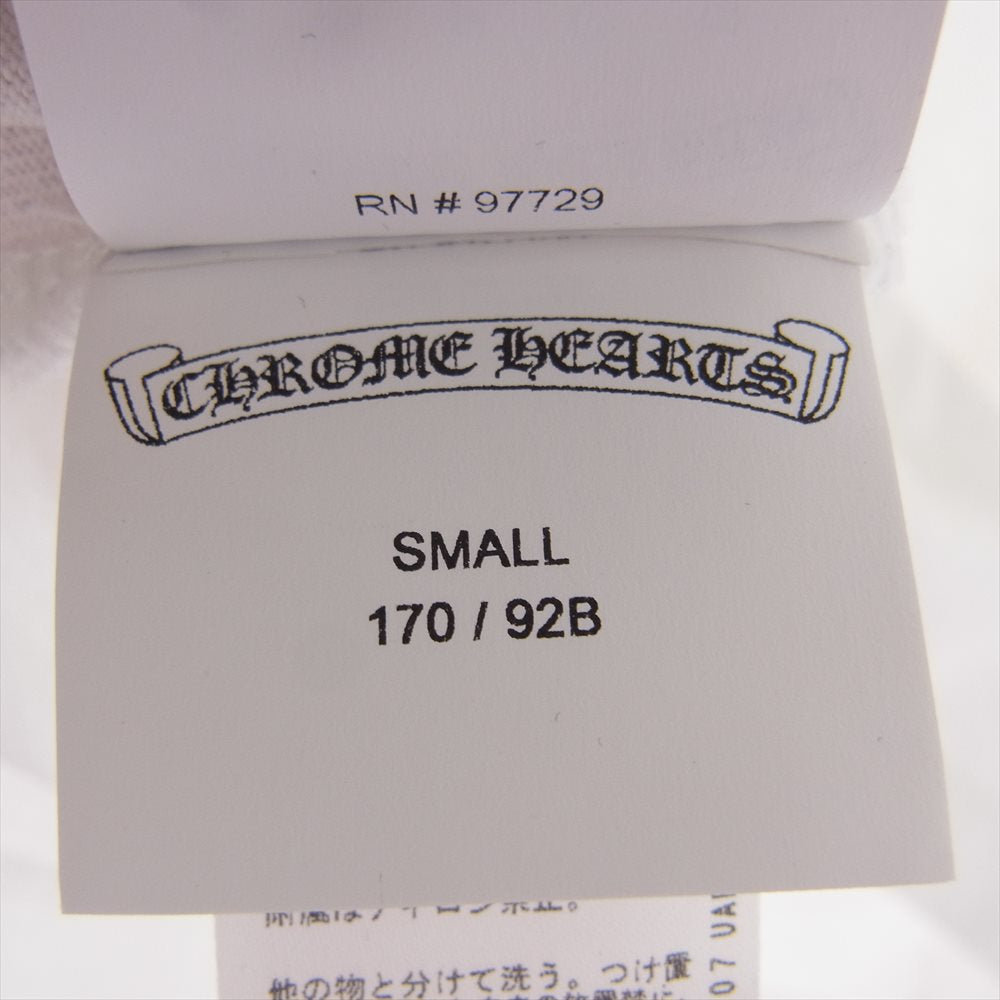 CHROME HEARTS クロムハーツ（原本無） 22SS 2212-304-6522 GRP Y NOT LIGHT WORK TEE ノット ライト ワーク ロゴ刺繍 ポケット 半袖 Tシャツ  ホワイト系 S【中古】