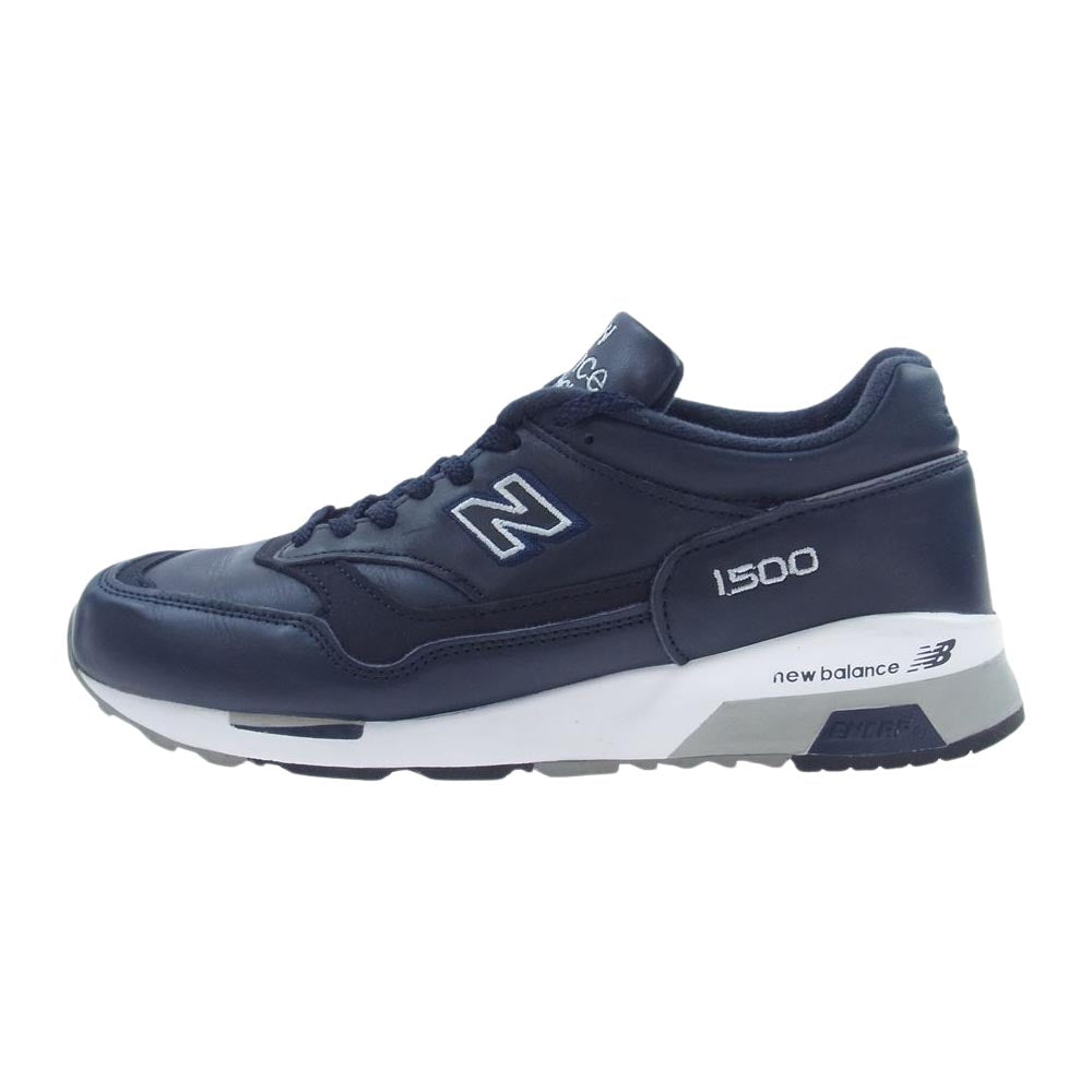 NEW BALANCE ニューバランス M1500NAV 英国製 ローカット スニーカー ダークネイビー系 US8D【中古】