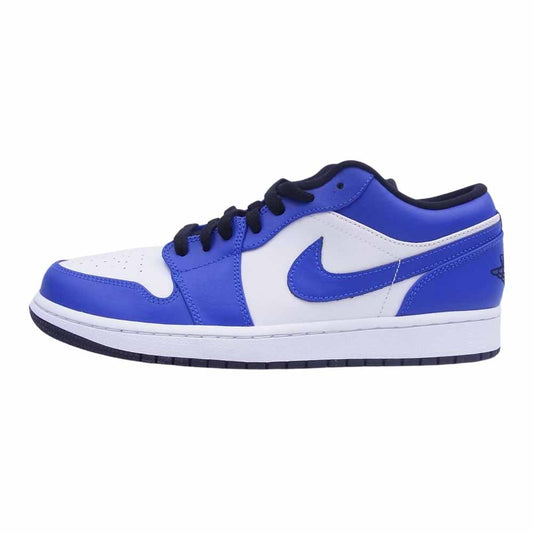 NIKE AIR JORDAN ナイキ ジョーダン 553558-124 1 Low Game Royal ロー ゲーム ロイヤル ローカット スニーカー ホワイト系 ブルー系 27cm【極上美品】【中古】