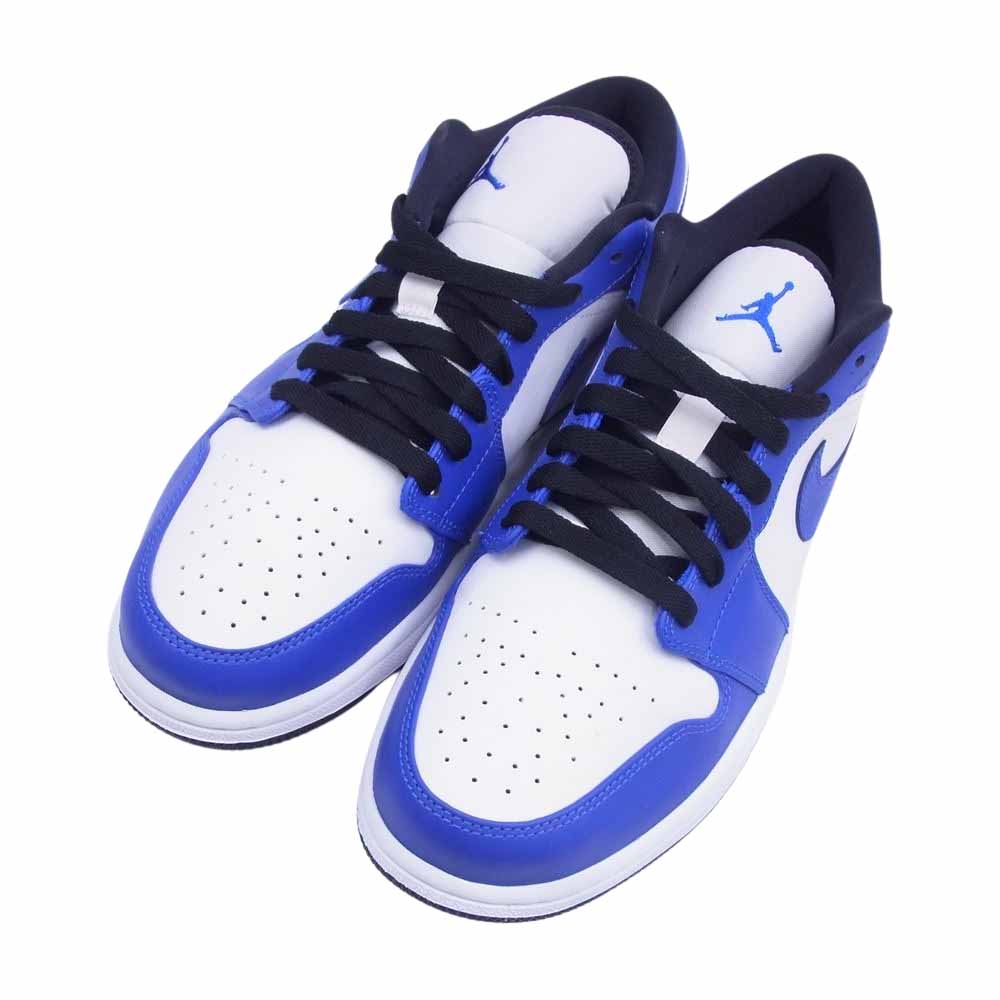 NIKE AIR JORDAN ナイキ ジョーダン 553558-124 1 Low Game Royal ロー ゲーム ロイヤル ローカット スニーカー ホワイト系 ブルー系 27cm【極上美品】【中古】