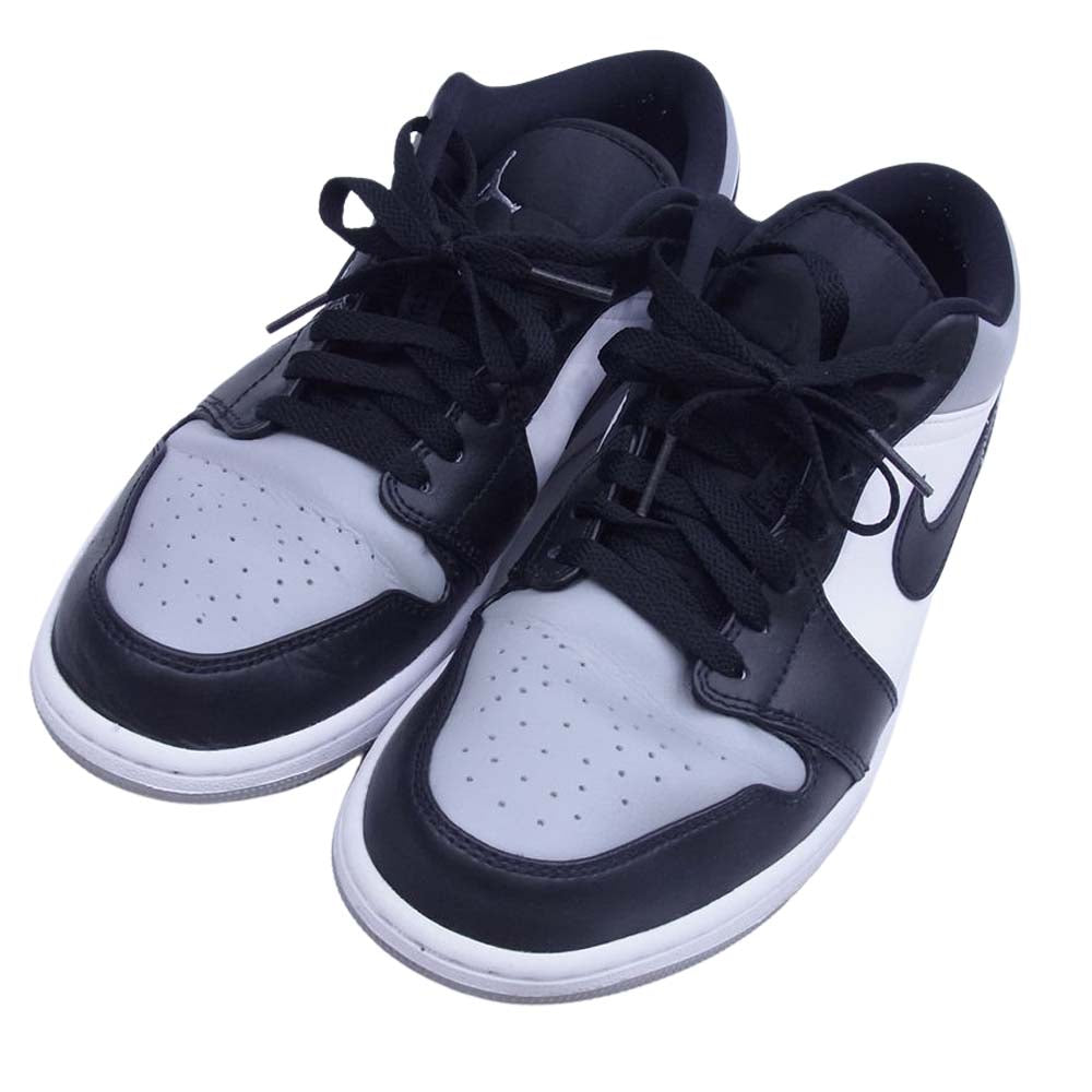 NIKE AIR JORDAN ナイキ ジョーダン 553558-052 1 Low Shadow Toe 1 ロー シャドウトゥー ローカット スニーカー ブラック系 グレー系 27cm【中古】