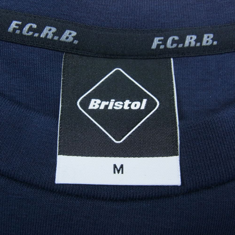 F.C.R.B. エフシーアールビー 21AW FCRB-212063 AUTHENTIC LOGO TECH KNIT スウェット ネイビー系 M【中古】