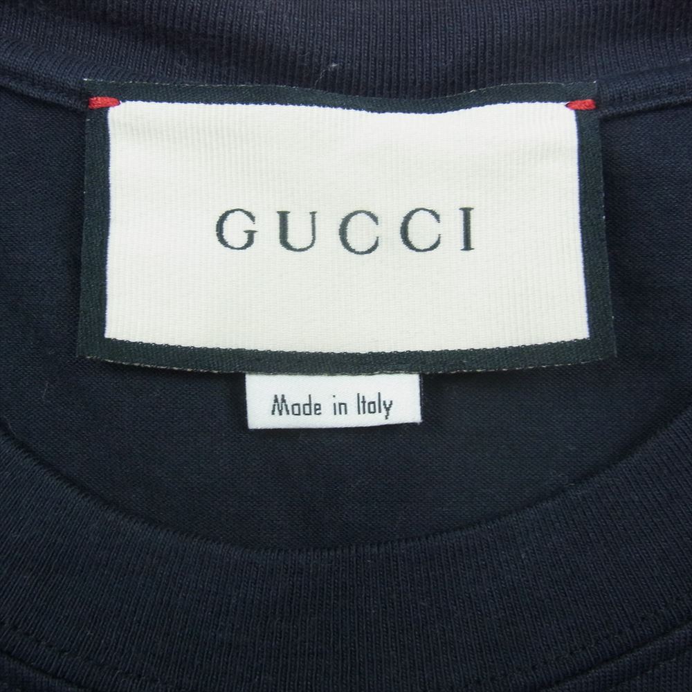 GUCCI グッチ 19SS 565806 XJAZY BLADE PRINT TEE ブレードロゴ プリント Tシャツ ブラック ブラック系 XS【中古】