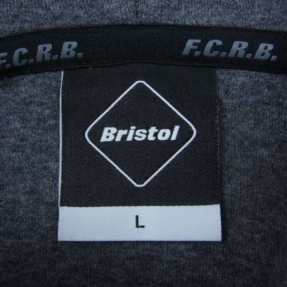 F.C.R.B. エフシーアールビー 21AW FCRB-212062 AUTHENTIC LOGO TECH KNIT TRAINING HOODIE スウェット パーカー  グレー系 L【中古】