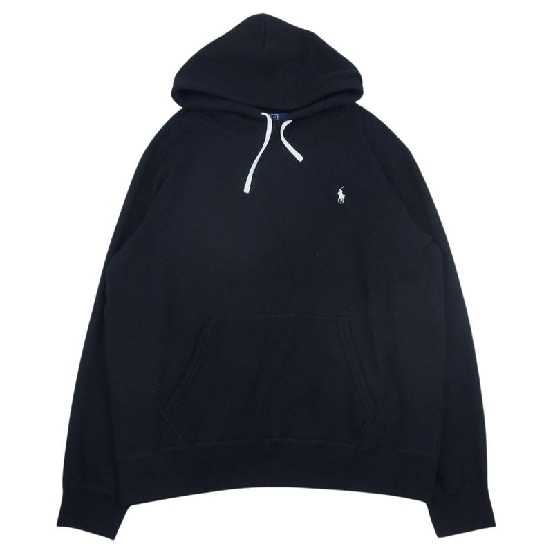 Ron Herman ロンハーマン 22AW × Polo Ralph Lauren Sweat Hoodie 710891321002 ポロ ラルフ ローレン スウェット シャツ ブラック  ブラック系 L【中古】