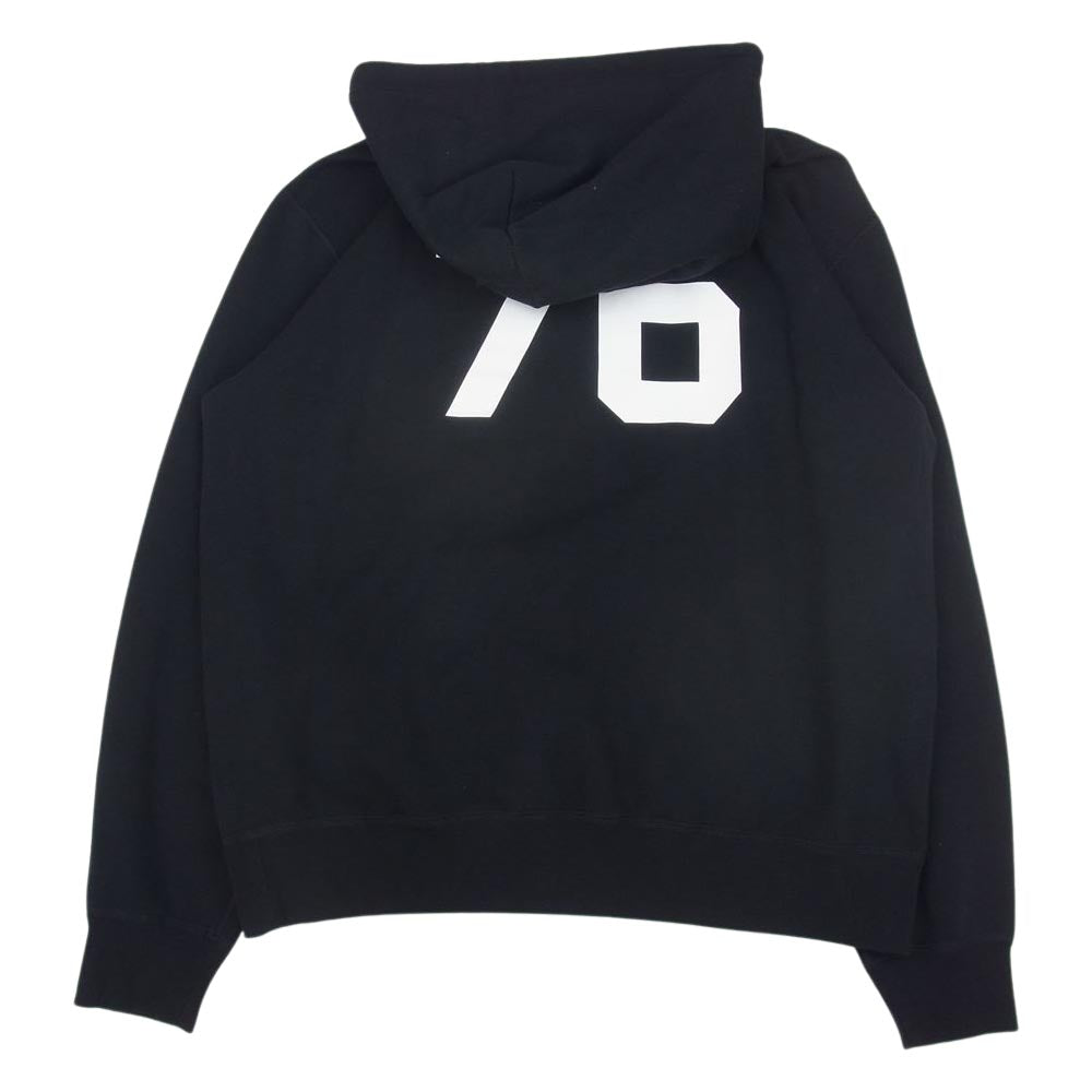 Ron Herman ロンハーマン 22AW × Polo Ralph Lauren Sweat Hoodie 710891321002 ポロ ラルフ ローレン スウェット シャツ ブラック  ブラック系 L【中古】