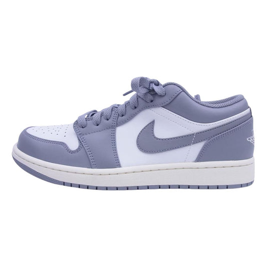 NIKE AIR JORDAN ナイキ ジョーダン 553558-053 1 Low Vintage Gre ヴィンテージ グレー ローカット スニーカー グレー系 ホワイト系 27cm【極上美品】【中古】