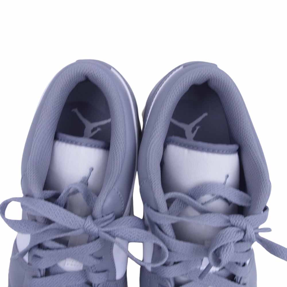 NIKE AIR JORDAN ナイキ ジョーダン 553558-053 1 Low Vintage Gre ヴィンテージ グレー ローカット スニーカー グレー系 ホワイト系 27cm【極上美品】【中古】