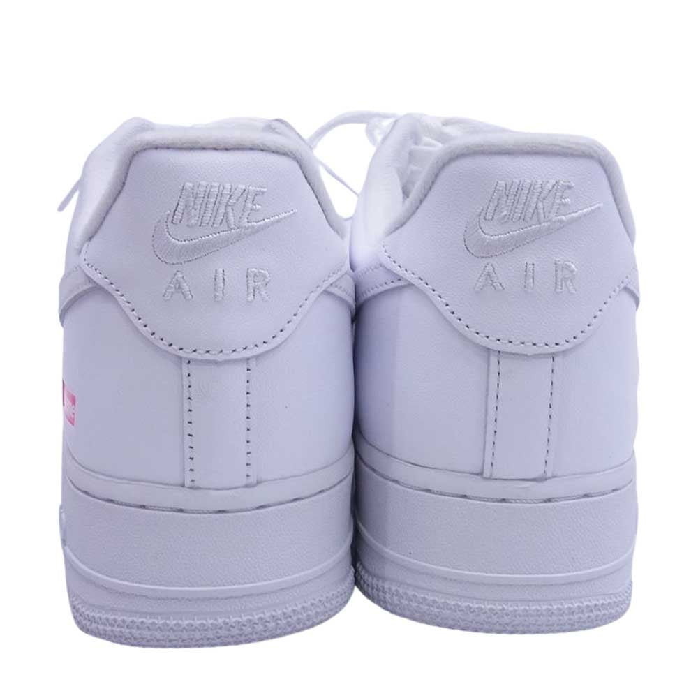 Supreme シュプリーム CU9225-100 × NIKE AIR FORCE 1 LOW SP ナイキ エアフォース1 ローカット スニーカー ホワイト系 27ｃｍ【美品】【中古】