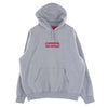 Supreme シュプリーム 23SS  Inside Out Box Logo Hooded Sweatshirt Heather Grey インサイドアウト ボックスロゴ フーデッド スウェットシャツ フーディー パーカー グレー系 L【中古】