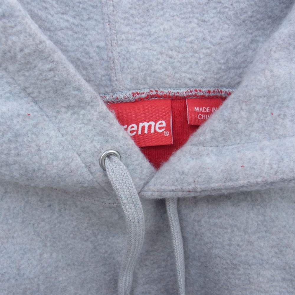 Supreme シュプリーム 23SS  Inside Out Box Logo Hooded Sweatshirt Heather Grey インサイドアウト ボックスロゴ フーデッド スウェットシャツ フーディー パーカー グレー系 L【中古】