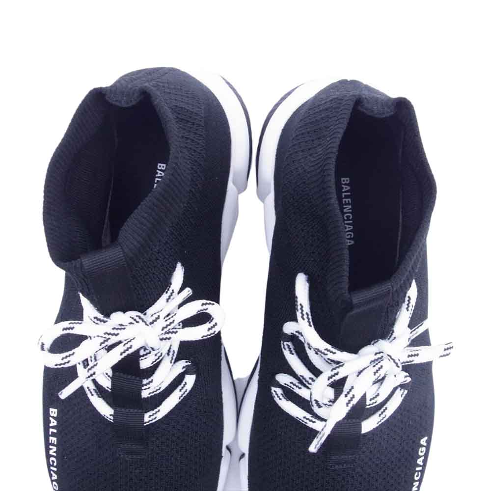BALENCIAGA バレンシアガ SPEED LACE UP スピード レースアップ スニーカー シューズ ブラック系 40【中古】