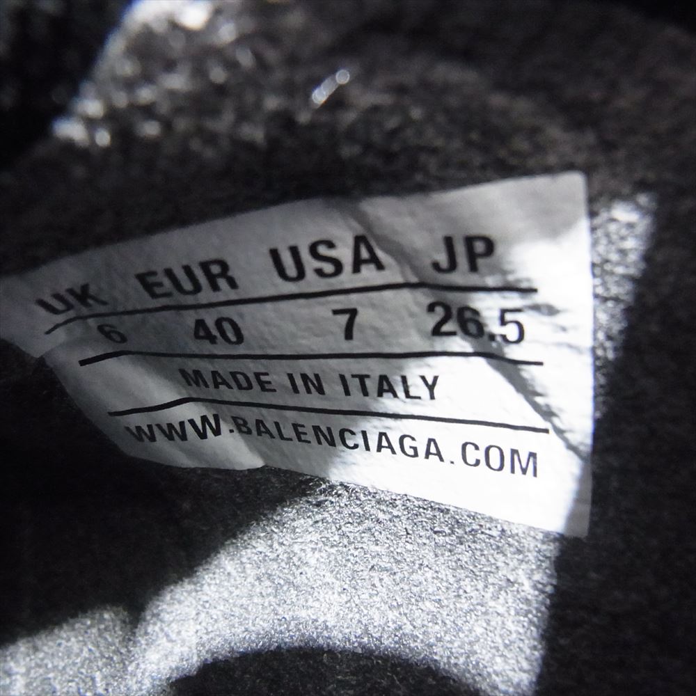 BALENCIAGA バレンシアガ SPEED LACE UP スピード レースアップ スニーカー シューズ ブラック系 40【中古】