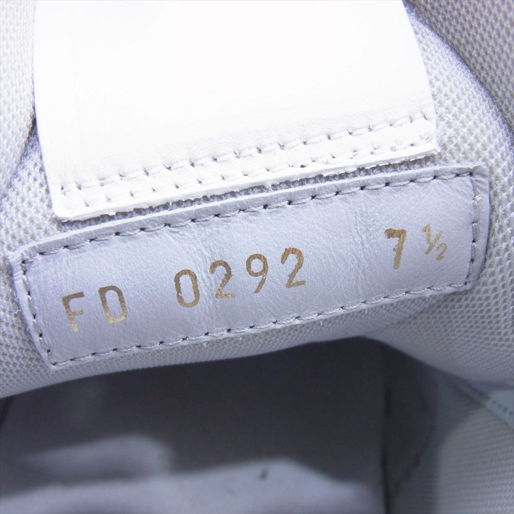LOUIS VUITTON ルイ・ヴィトン 1A8WAV LVトレーナー ライン ローカット スニーカー シューズ ホワイト系 7.5【中古】