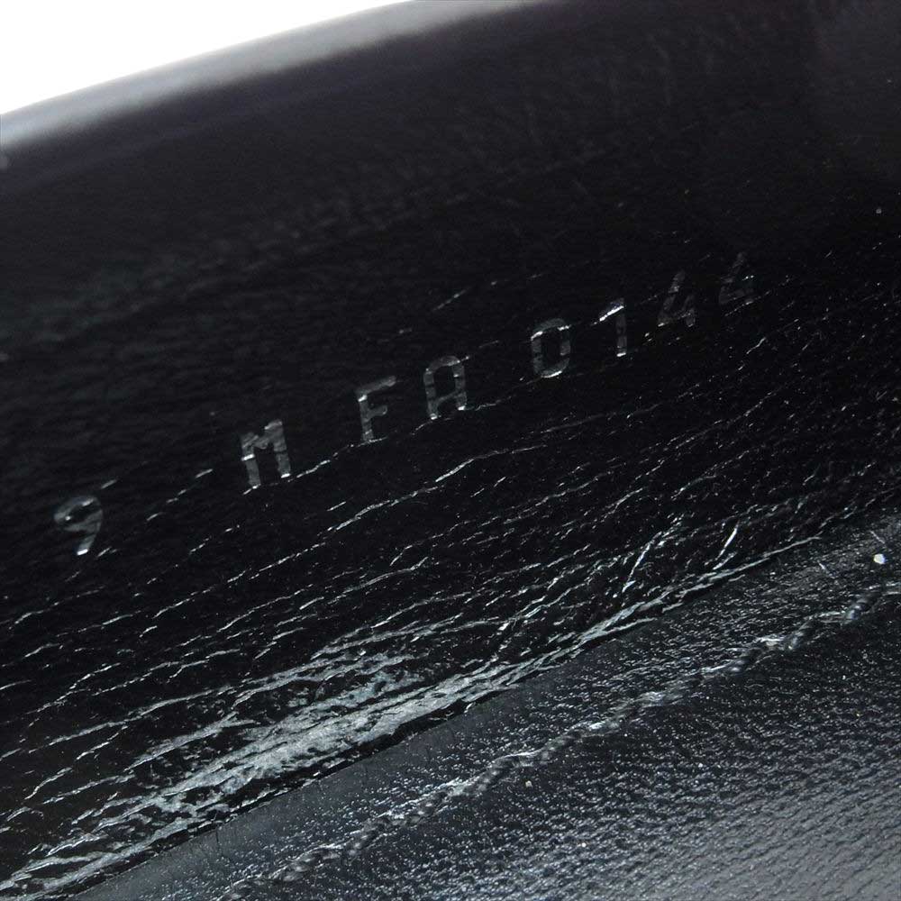 LOUIS VUITTON ルイ・ヴィトン LVバックル レザー ローファー ブラック系 9M【中古】