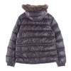 MONCLER モンクレール ROD ロッド ファー ダウン ジャケット ダークブラウン系 2【中古】