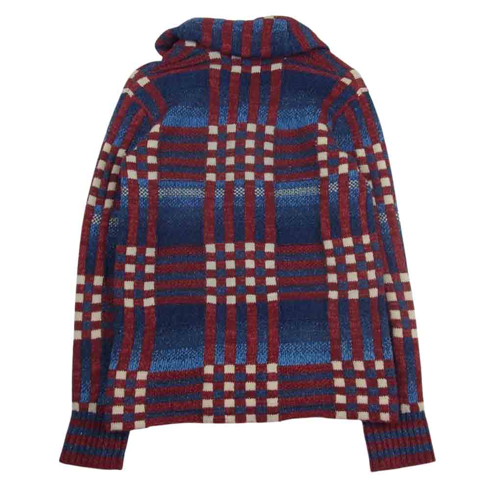 RRL ダブルアールエル ショールカラー 総柄 カーディガン マルチカラー系 XS【美品】【中古】