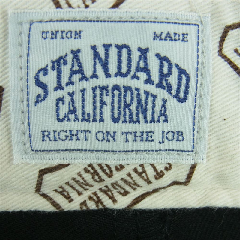 STANDARD CALIFORNIA スタンダードカリフォルニア Work Pants ワーク パンツ 日本製 ブラック系 W34【中古】