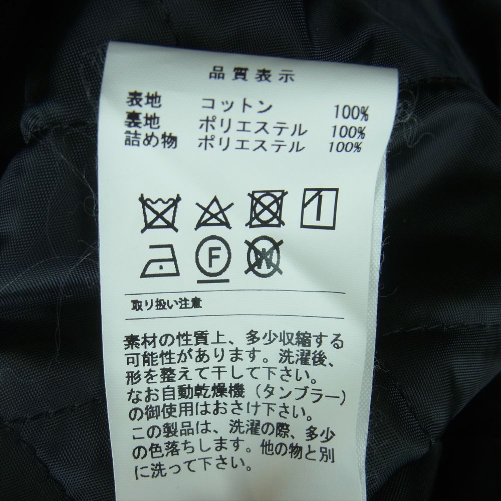 DESCENDANT ディセンダント 191TQDS-JKM02 CLAIRTON SHIRT JACKET 裏地キルティング バッファーロー チェック シャツ ジャケット オレンジ系 ブラック系 1【中古】