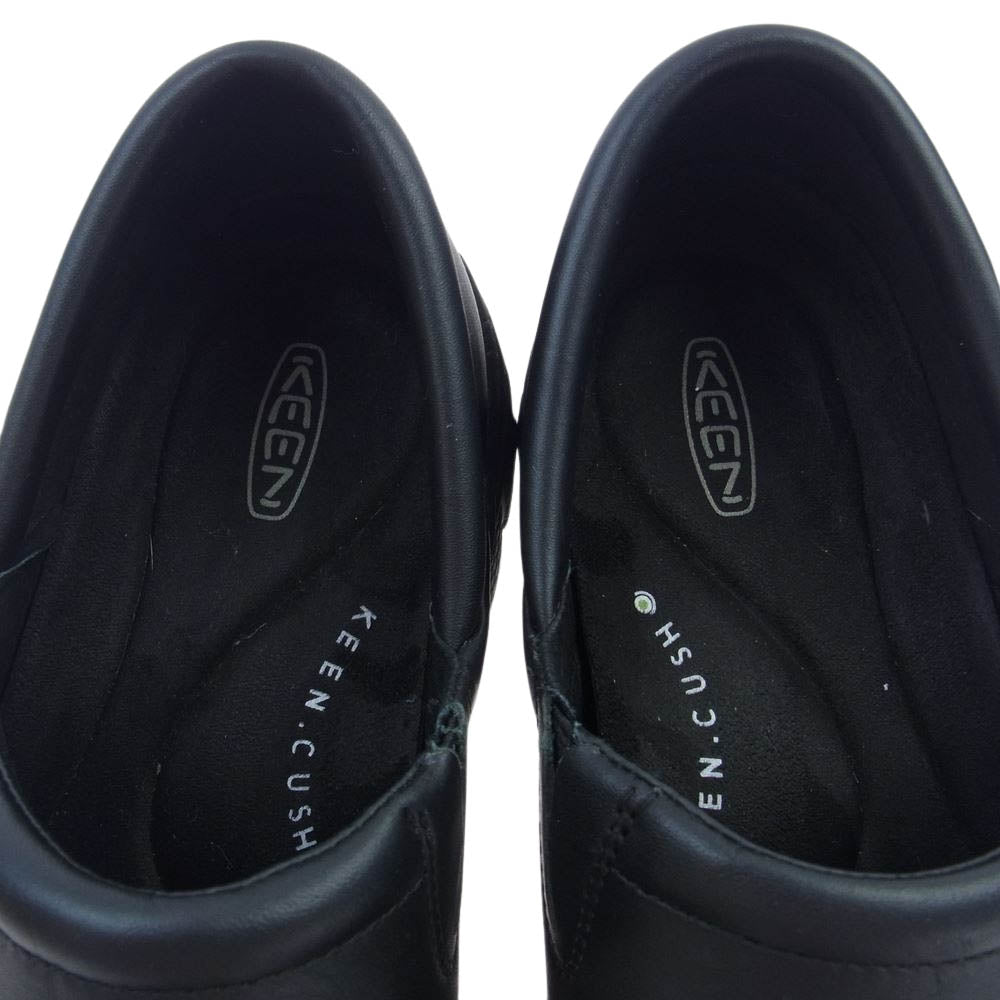 KEEN キーン 1006983 PTC SLIP-ON 2 スリップ オン スリッポン レザー シューズ ブラック系 26.5cm【中古】
