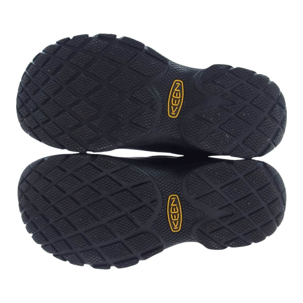 KEEN キーン 1006983 PTC SLIP-ON 2 スリップ オン スリッポン レザー シューズ ブラック系 26.5cm【中古】