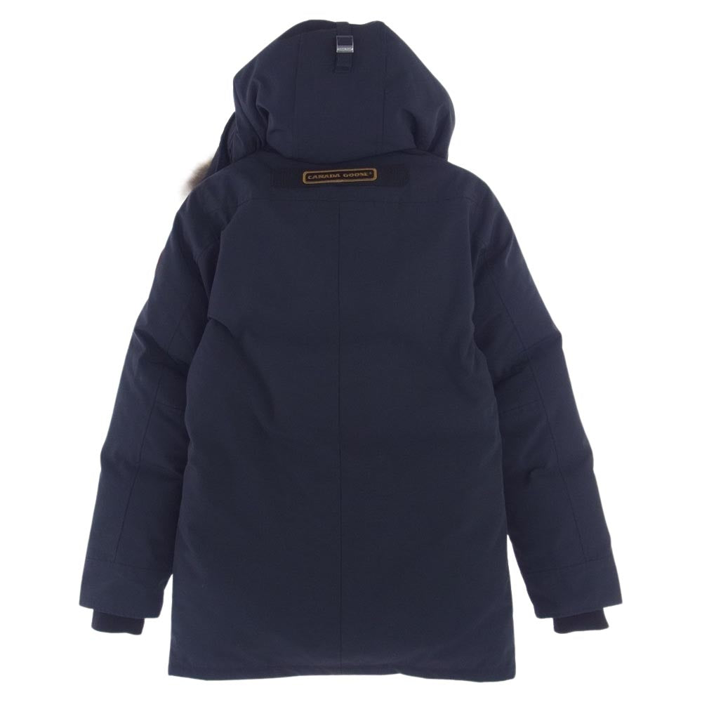 CANADA GOOSE カナダグース 3438JM 国内正規品 グリフィンタグ JASPER PARKA ジャスパー ファー ダウン パーカ ジャケット ネイビー系 XS【中古】