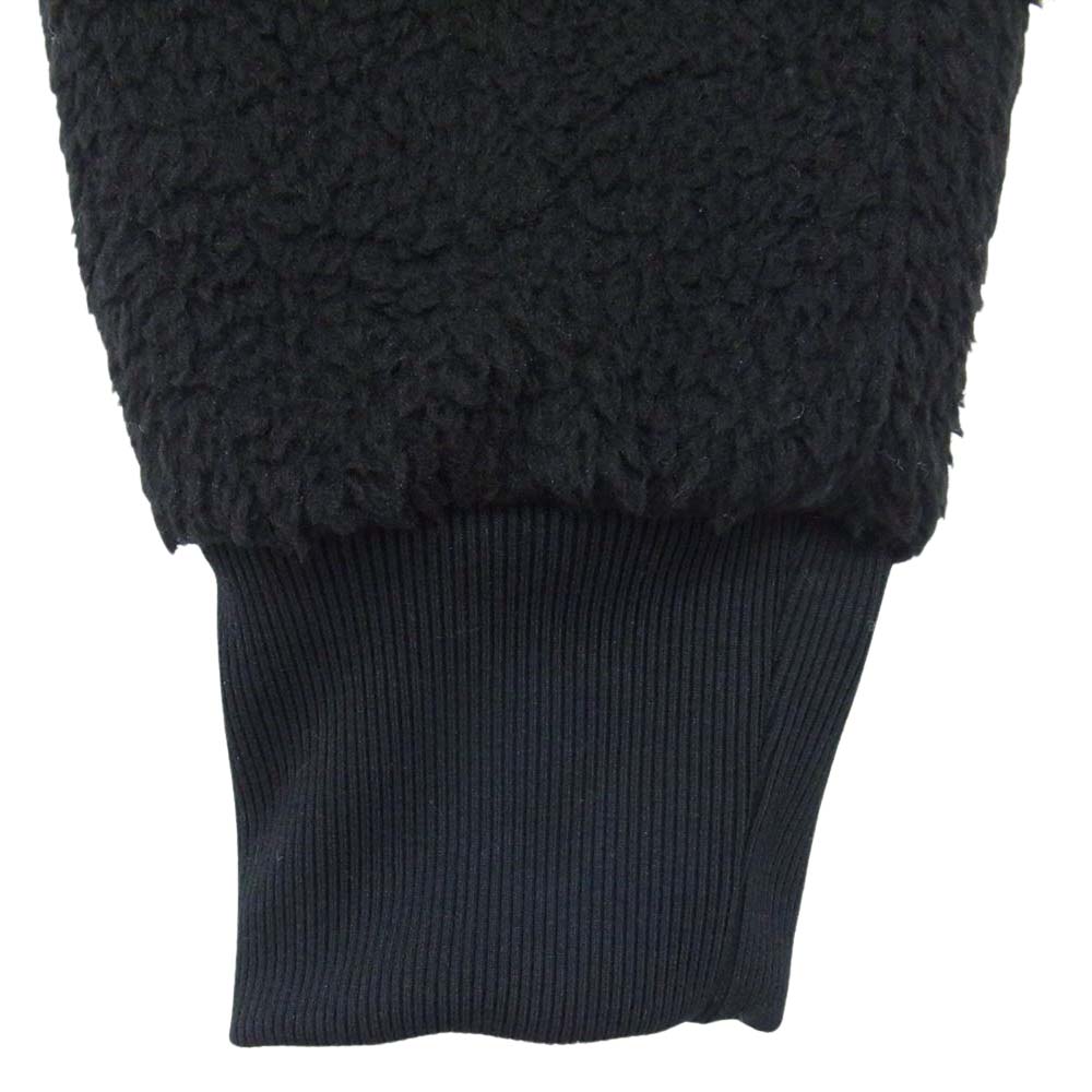 1piu1uguale3 ウノピュウノウグァーレトレ 22AW MRP550 POE330 フリース リブ イージー ロング パンツ ブラック系 III【中古】