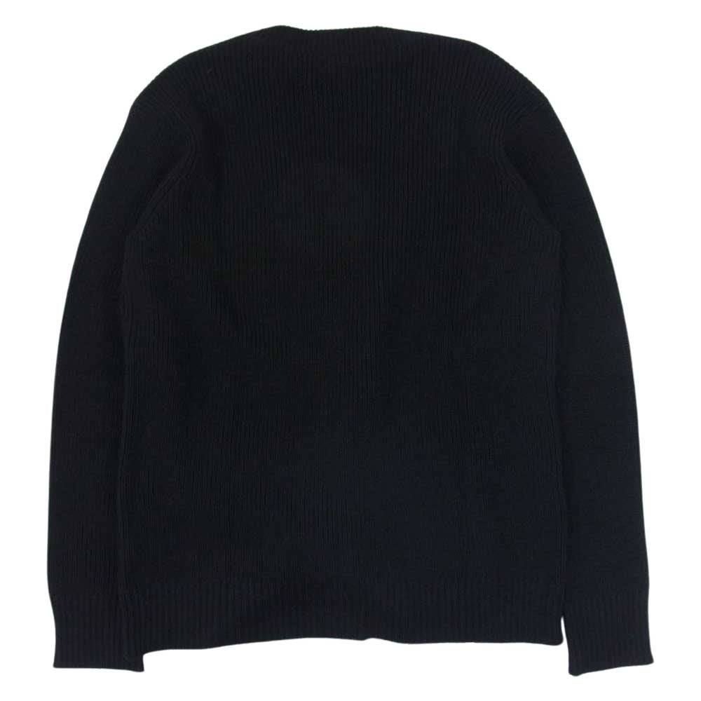 1piu1uguale3 ウノピュウノウグァーレトレ MRK224 WOL114 1B V-CARDIGAN Vネック ニット カーディガン ブラック系 III【中古】