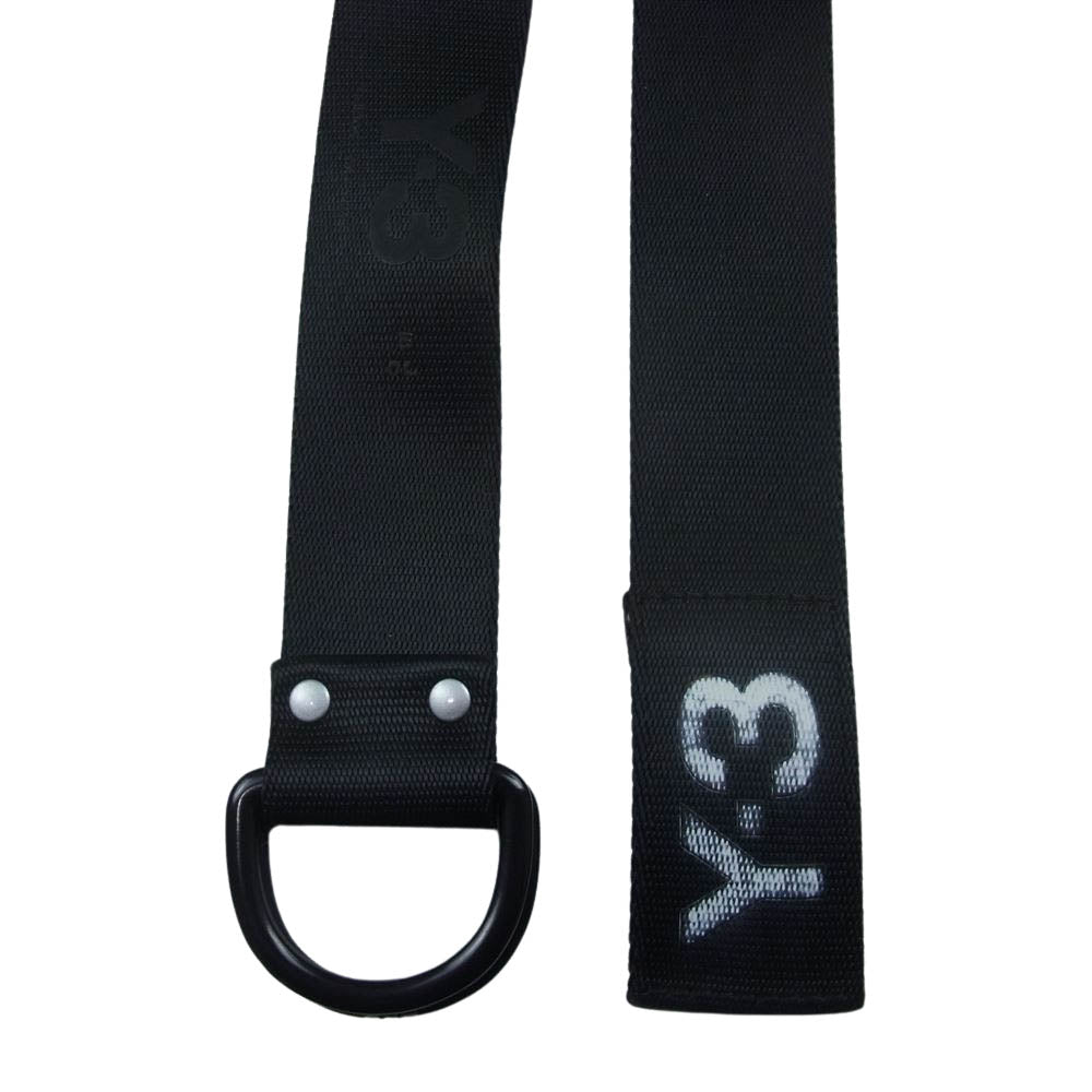 Y-3 Yohji Yamamoto ワイスリー ヨウジヤマモト ロゴ リング ベルト ブラック系【中古】