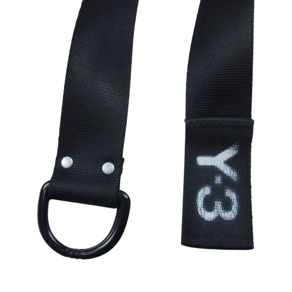 Y-3 Yohji Yamamoto ワイスリー ヨウジヤマモト ロゴ リング ベルト ブラック系【中古】