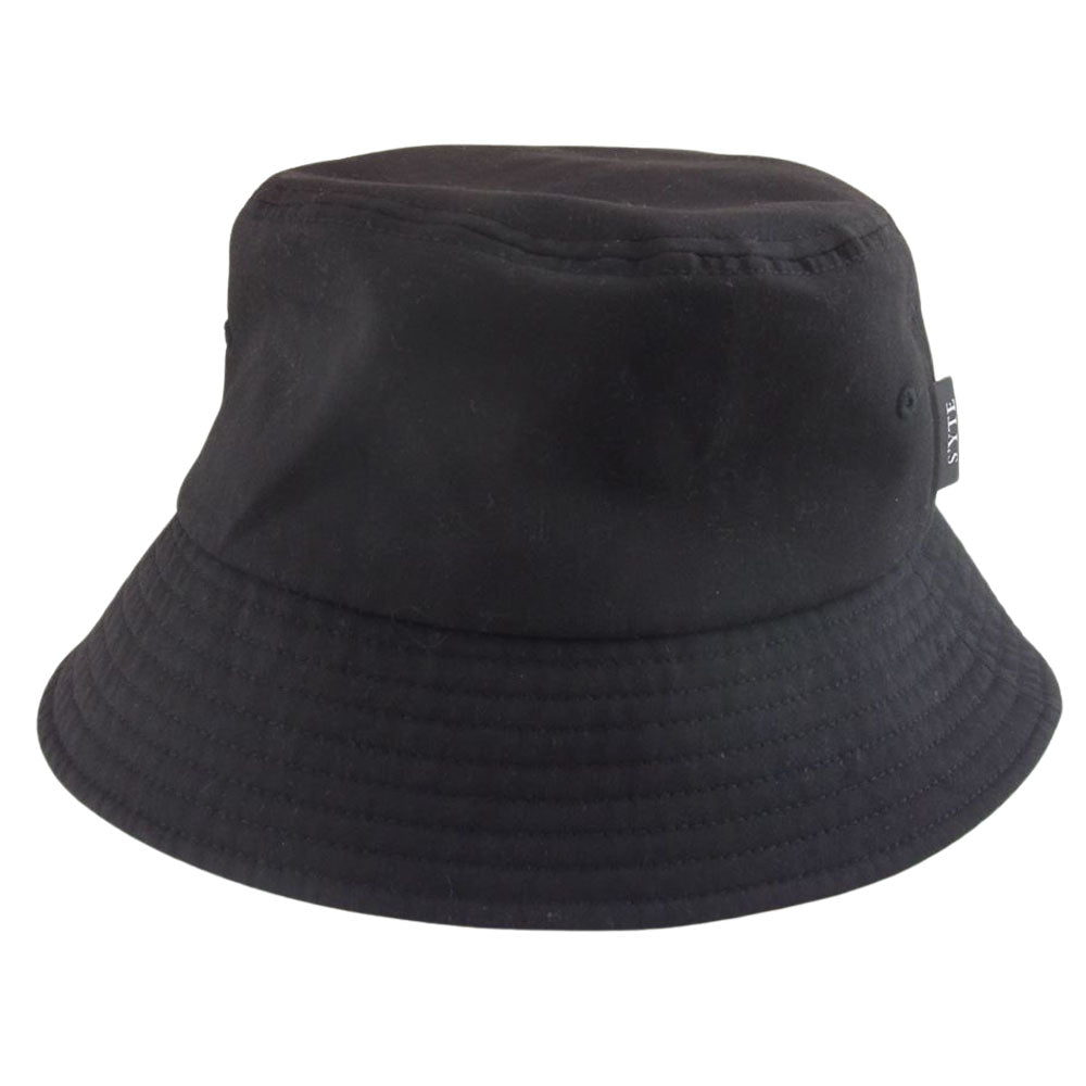 Yohji Yamamoto ヨウジヤマモト UB-H17-912 s’yte サイト Pe/Rayon Gabardine Stretch Bucket Hat バケットハット 帽子 ブラック系【中古】