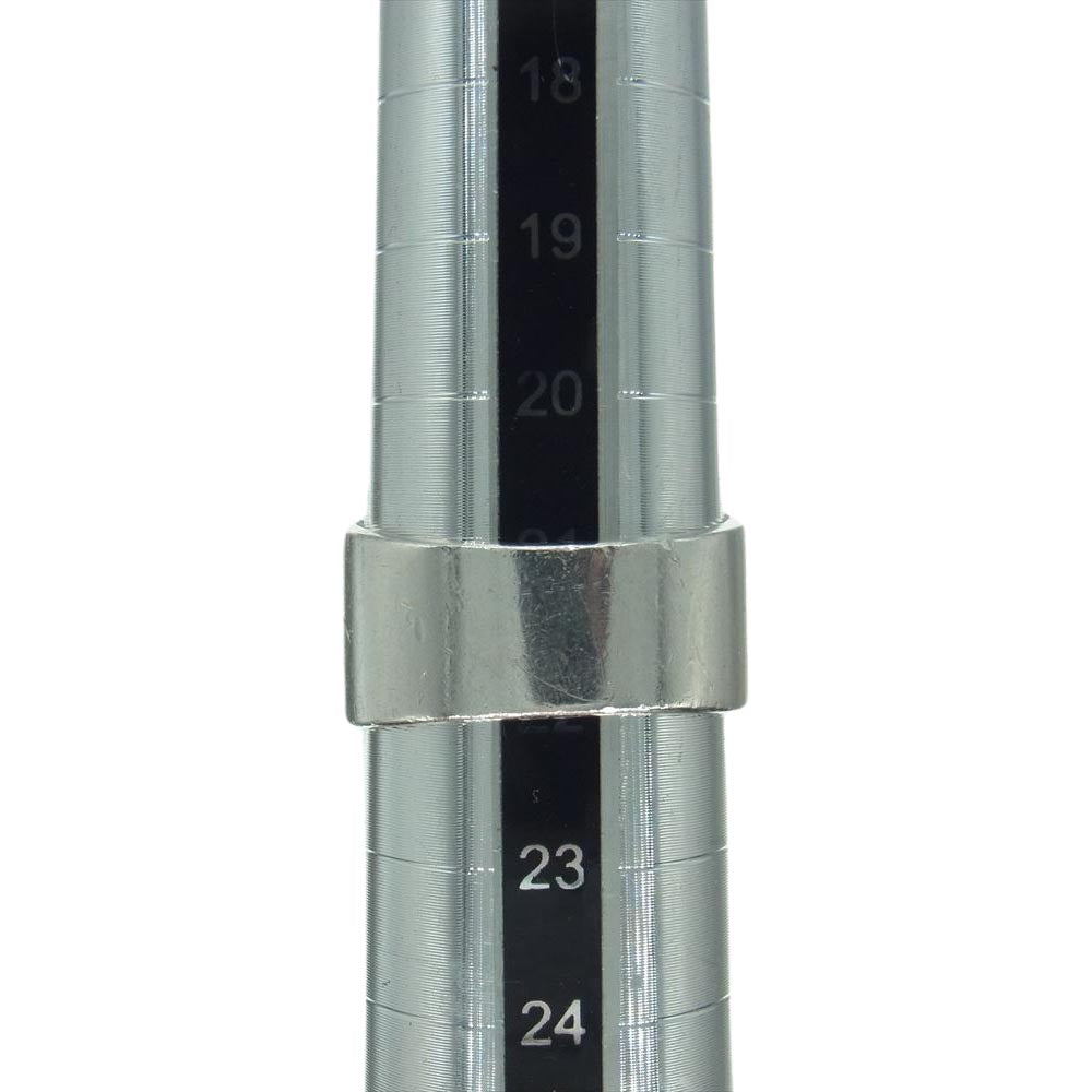 GUCCI グッチ シグネチャー シグネット シルバー リング  22号【中古】