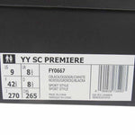 Y-3 Yohji Yamamoto ワイスリー ヨウジヤマモト FY0667 YY SC PREMIER ローカット スニーカー ブラック系 ホワイト系 27cm【中古】