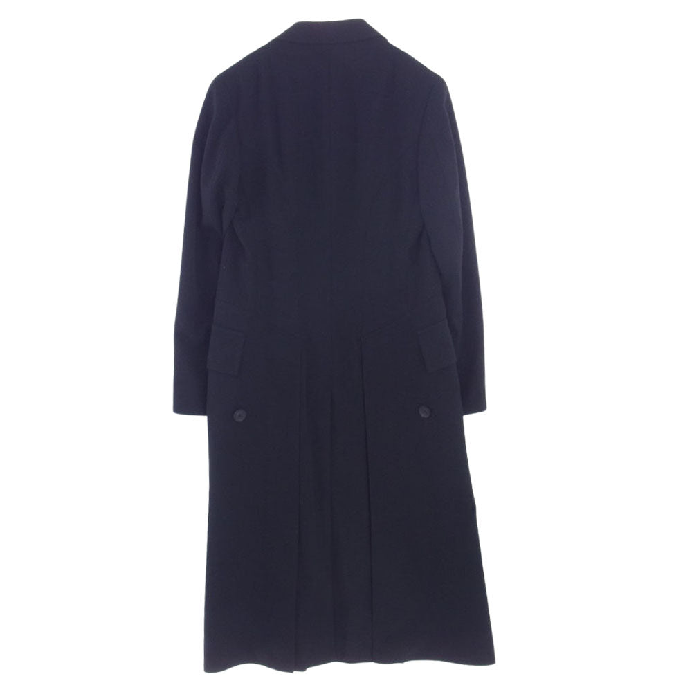 Yohji Yamamoto POUR HOMME ヨウジヤマモトプールオム 19SS HC-J31-100 ウールギャバジン ナポレオン コート ブラック系 2【美品】【中古】