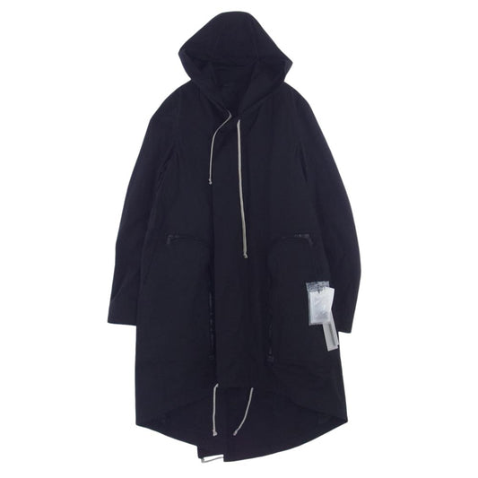 Rick Owens リックオウエンス 21SS RU21S6971 BAUHAUS PARKA バウハウス パーカー TE モッズコート ジャケット ブラック系 46【極上美品】【中古】